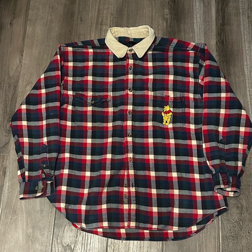 Vintage Disney Winnie The Pooh Flannel